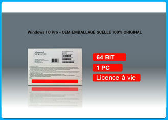 マイクロソフトWin10オペレーティング システム プロOEM免許証-フランスDVD 1のユーザーの100%の活発化オンラインで