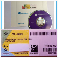 Windows 10 coa免許証、オンライン活発化が付いているプロ ソフトウェアOEM箱DVD