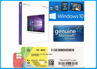 3.0 USB Xマイクロソフト・ウインドウズ10のプロ64ビット プロダクト キー、OEM Windows 10の小売り箱