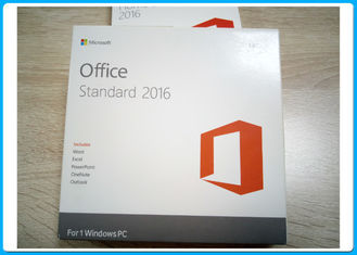 完全な版活発化の本物のマイクロソフト・オフィス2016の標準Dvd Retailbox