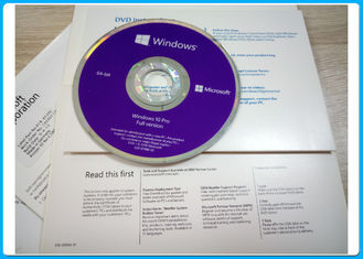 マイクロソフト・ウインドウズ10の専門の64ビットの完全な版OEM本物の主DVDの電子メールの結合