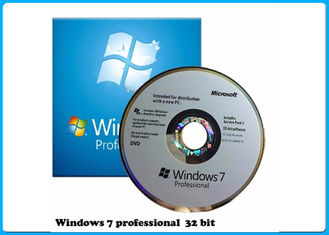 マイクロソフト・ウインドウズ7専門のプロSP1 64ビット ホログラムDVD COA免許証