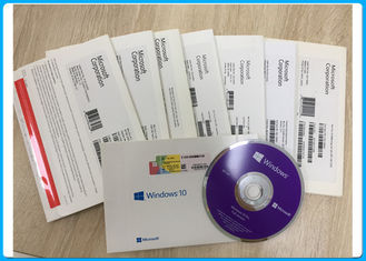 本物Windows10プロoem 32bit 64bit完全な版DVD+Coa免許証のステッカー