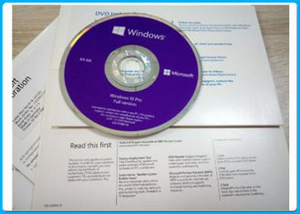 多言語Windows 10プロOEM DVD + COA真新しい主免許証の言語