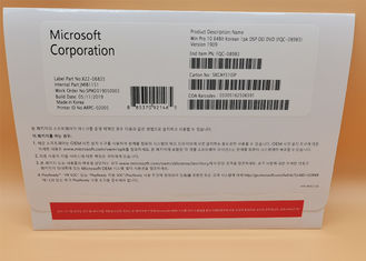 韓国版マイクロソフト・ウインドウズ10プロ ソフトウェア64ビットOEMのパッケージの元の免許証