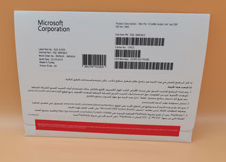 Windows 10の専門家64ビットDVD OEM Coa主免許証の原物100%のアラビア語の言語FQC -08983