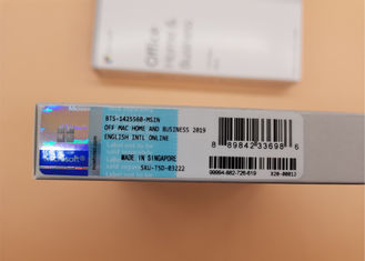 PC/MAC DVDの小売りの発券所の2019年のHB免許証のキーおよびDVDのためのマイクロソフト・オフィス2019の家そしてbusinees