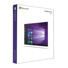 マイクロソフト・ウインドウズのシステム・ソフトウェアのWindows 10プロ小売り箱64ビット1つのGHzプロセッサ免許証のキーの全体的な活発化