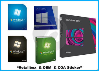 Windows 7 プロ小売り箱のマイクロソフト・ウインドウズ 7 専門の小売り箱 32&amp;64 ビット