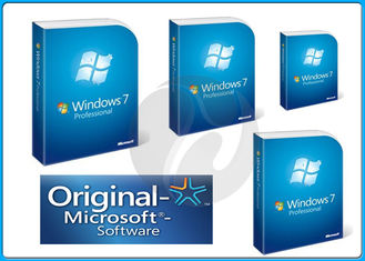 本物の窓 7 専門の完全な小売り版 32 及び 64 ビット ソフトウェア リテールボックス