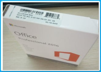 家 USB のオフィス 2016 およびビジネスの本物の主マイクロソフト・オフィス 2016 の専門家ソフトウェア Retailbox