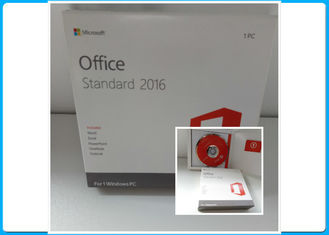 本物のマイクロソフト・オフィス2016の標準標準的なdvdのretailbox、オフィス2016およびオフィスのHBデータ