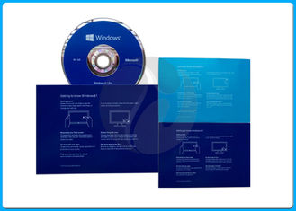 完全な versiont のマイクロソフト・ウインドウズ 8.1 の無期限保証が付いているプロ パックの小売り箱
